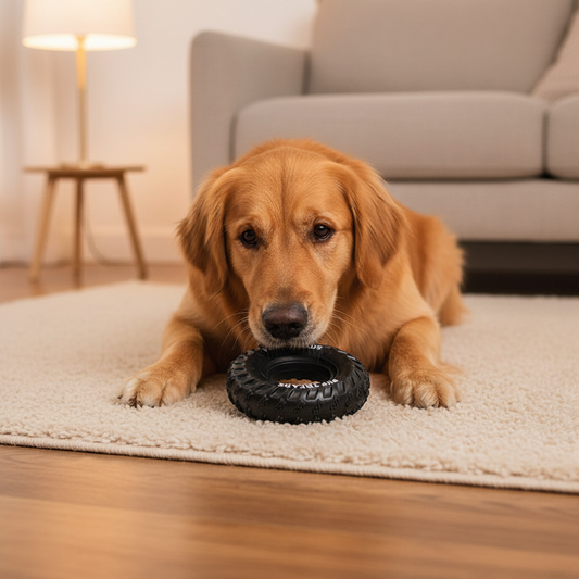 Tire Pup Treat - Indoor Lifestyle